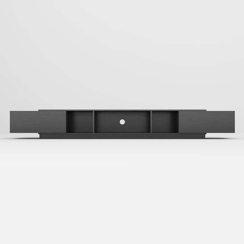 94.5" TV Stand Efficient Cable Management and Spacious Storage Console