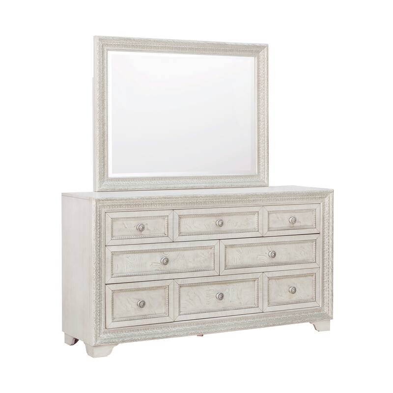 Camila Mirror - Natural - 2"W x 40"H x 52"D