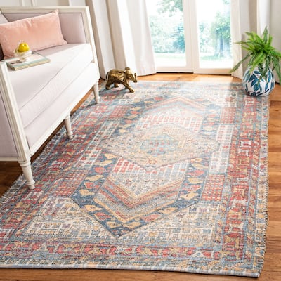 SAFAVIEH Handmade Saffron Brianda Modern Tribal Cotton Rug