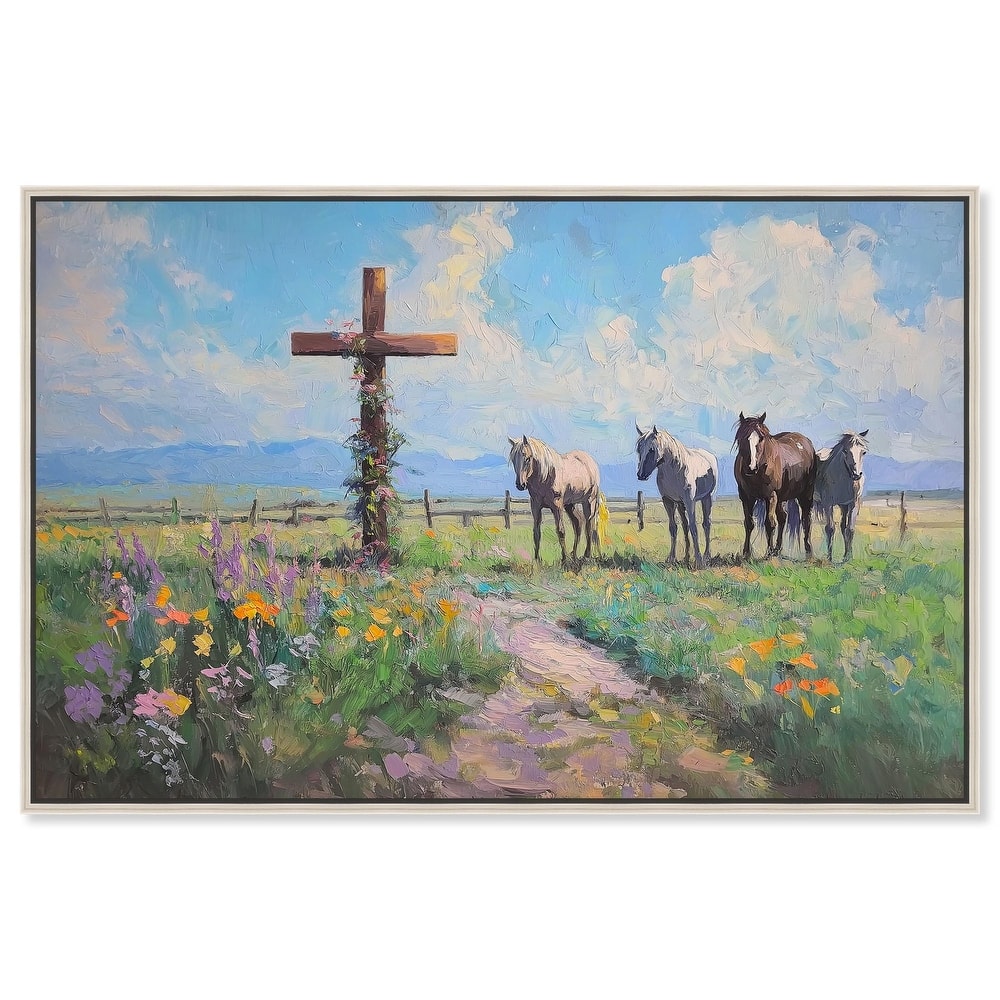 Faithful Pasture Canvas by Art Remedy