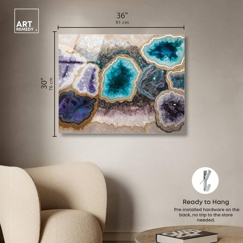 Mineral Multiverse Acrylic by Art Remedy, Ready to Hang