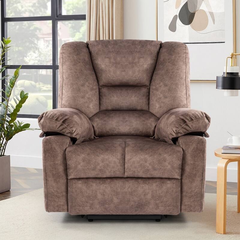 41.33''Wide Heavy Duty Power Lift Recliner - Soft Velvet with Message,Heat and Lift Assist