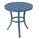 preview thumbnail 8 of 30, Metal Outdoor Round Side Table, Patio Coffee Bistro Table for Indoor Outdoor