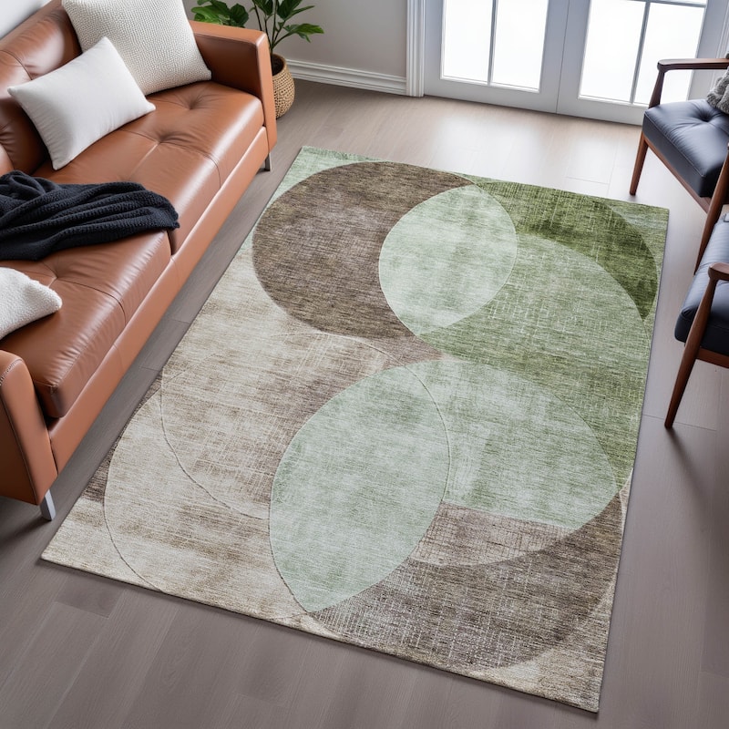 Premium Washable Super Soft Modern Geo Mayfield Rug