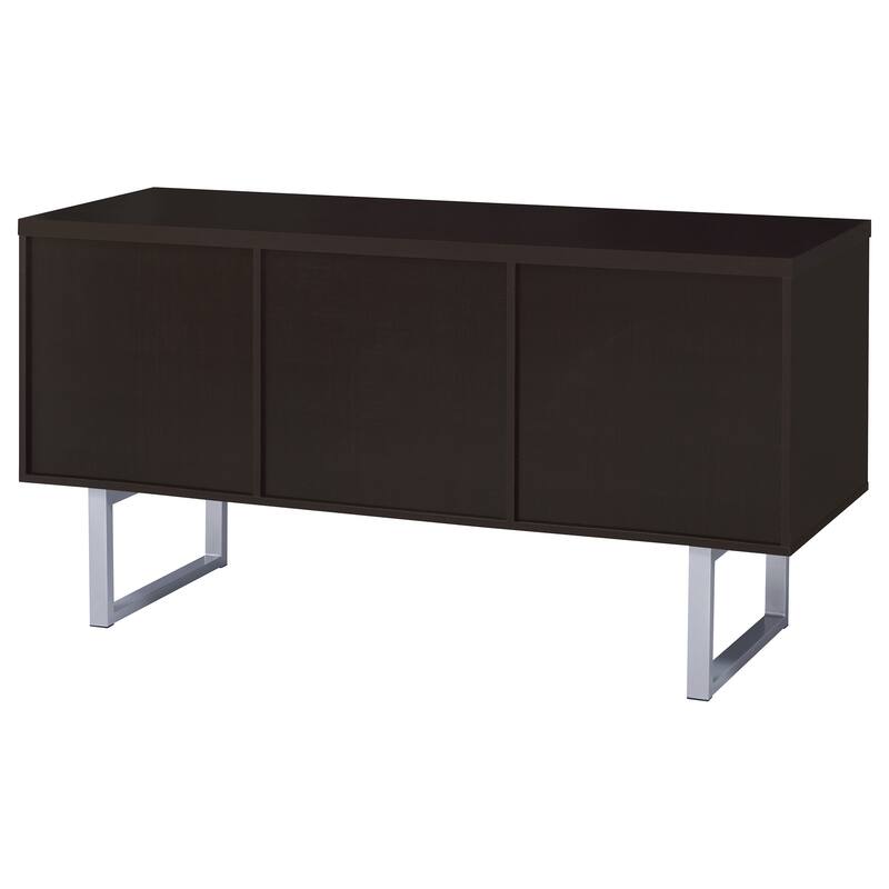 Lawtey 5-drawer Home Office Storage Credenza Cappuccino - 60.00" x 15.50" x 30.00"