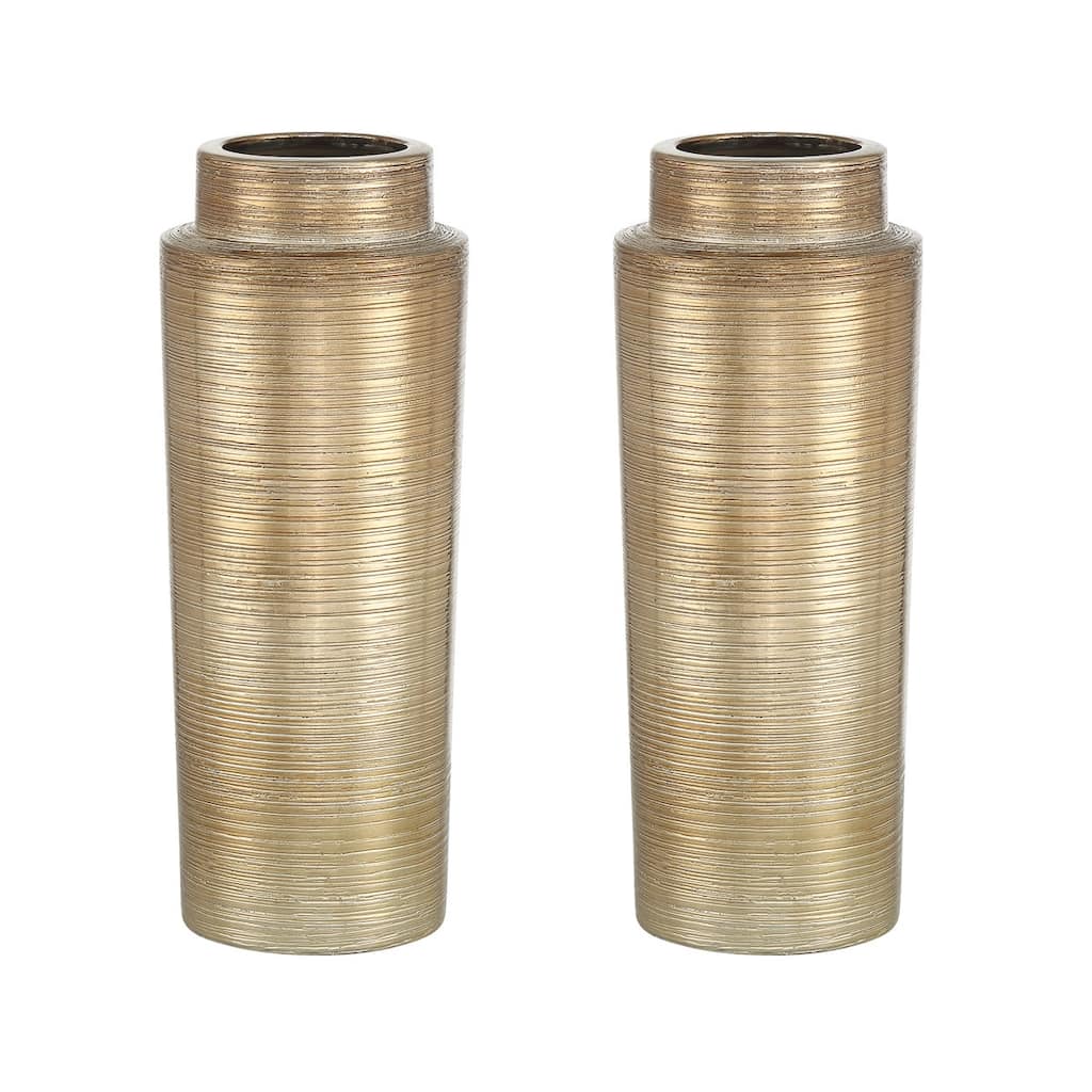 Acroma 12.9" Ceramic Floor Vase 2-set Decoration For Home Office Decor.