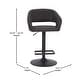 preview thumbnail 158 of 178, Vinyl Adjustable Height Barstool with Rounded Mid-Back