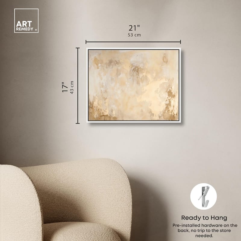 Sun Brust Gilding III Canvas by Art Remedy