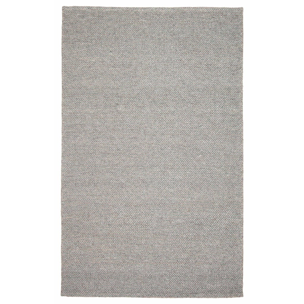 ECARPETGALLERY Braid weave Sienna Teal Wool Rug - 5'1 x 8'1