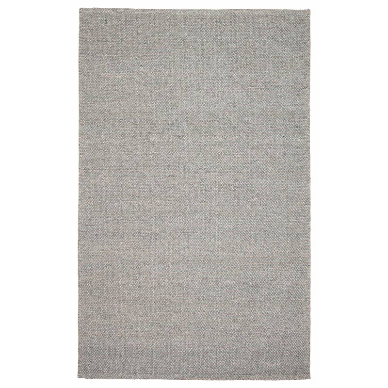 ECARPETGALLERY Braid weave Sienna Teal Wool Rug - 5'1 x 8'1 - Teal - 5'1 x 8'1