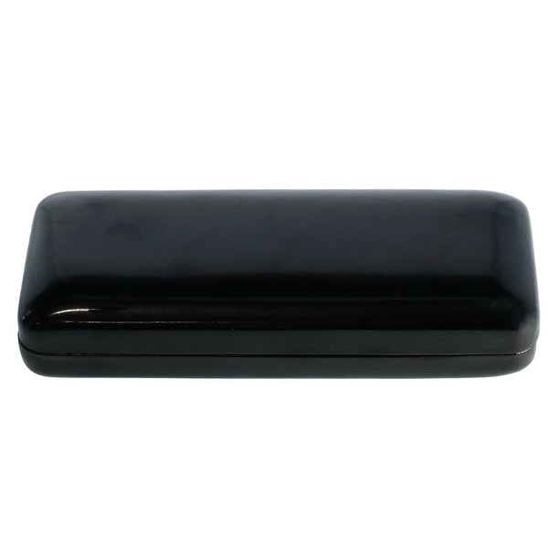 CTM® Rectangular Shiny Leatherette Glasses Case - one size