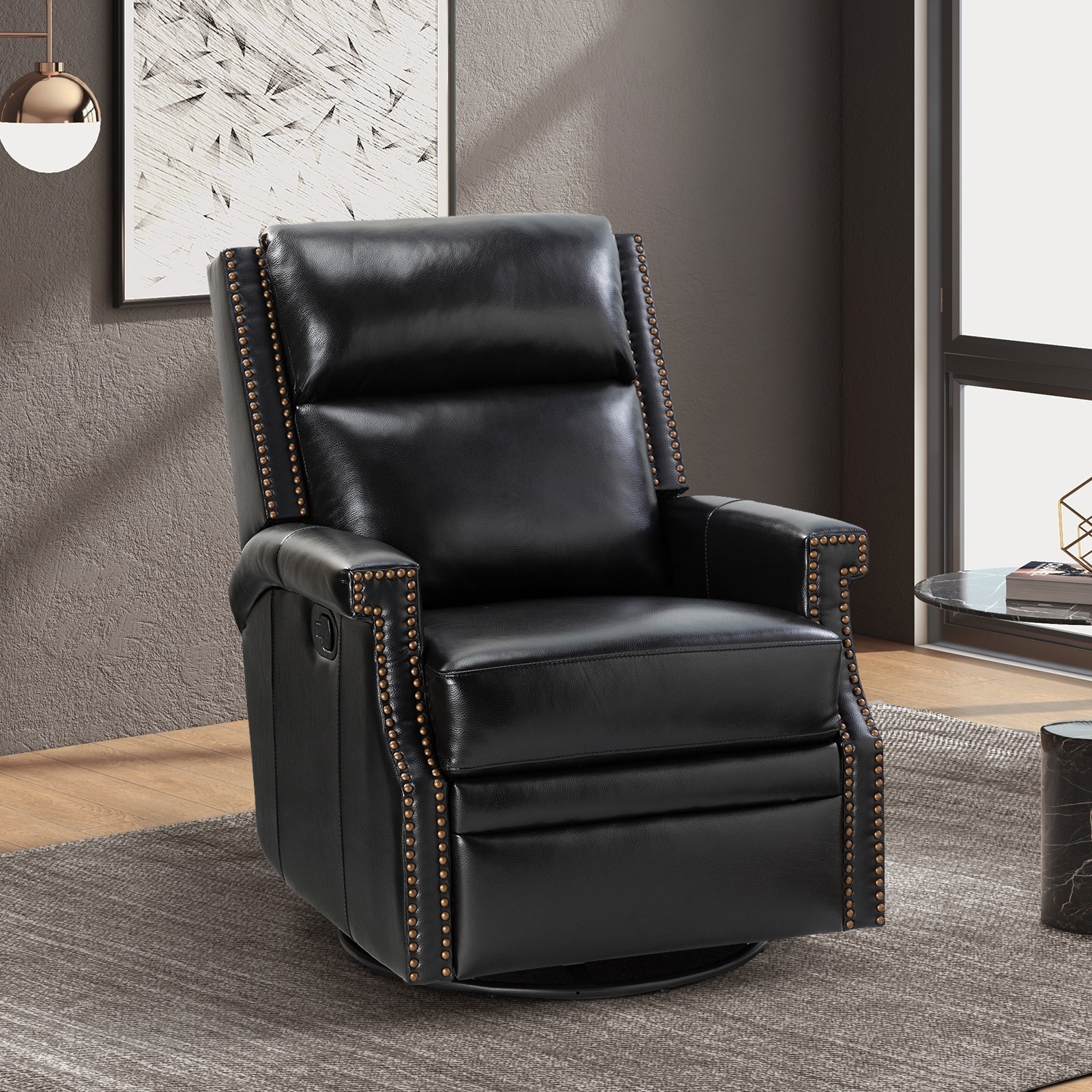 Leather store nursery chair