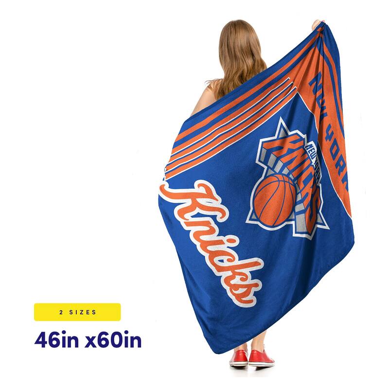 NBA New York Knicks 46" x 60" Microfiber Throw Blanket