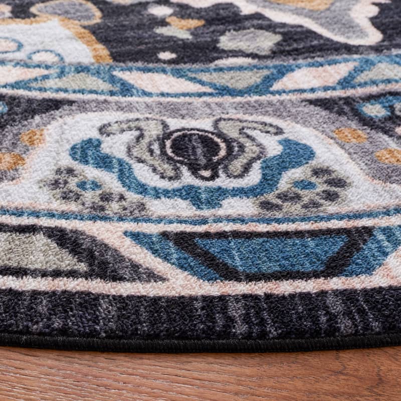 SAFAVIEH Riviera Machine Washable Slip Resistant Wilma Oriental Rug