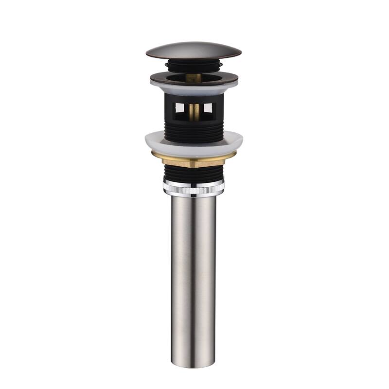 DORNBERG B007A Pop Up Bathroom Sink Drain with Overflow
