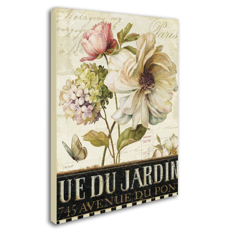Lisa Audit 'Marche de Fleurs II' Canvas Art