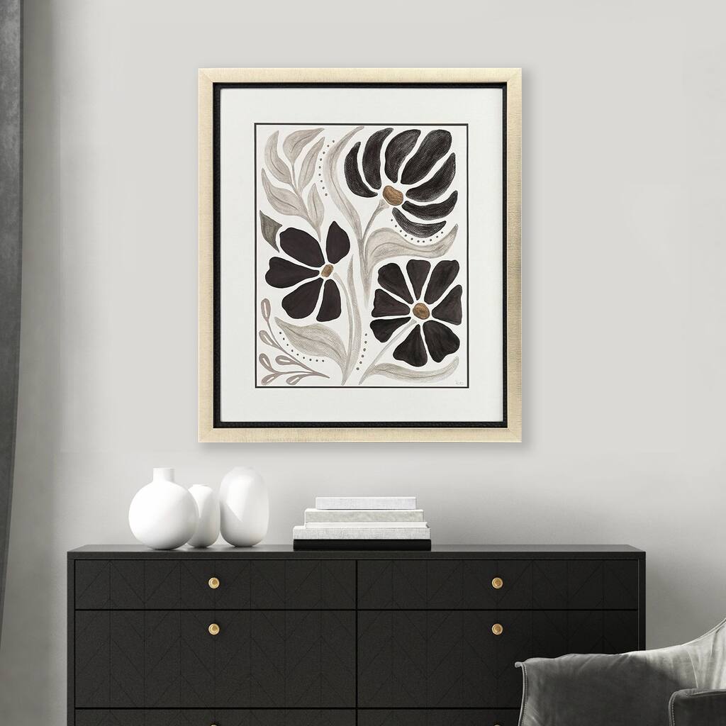 Paragon Modern Petals II Framed Art