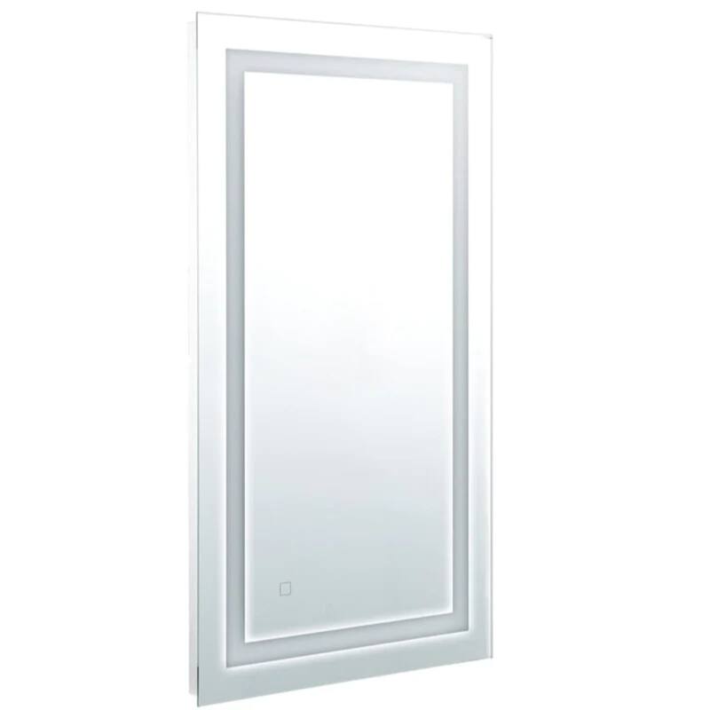 Modern Mirrors Zenith Wall Mounted Lighted Bathroom Mirror with Defogger, Touch Control LED Bathroom Vanity Mirrors - 36*20