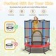 preview thumbnail 6 of 8, Gymax 55'' Trampoline for Kids Toddler Recreational Trampoline w/