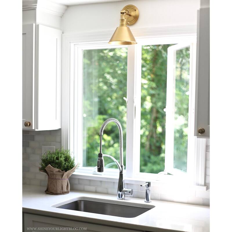 Hudson Valley Lighting Garden City 11" Tall Wall Sconce with Black