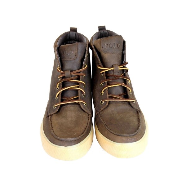 polo tedd leather sneaker boots