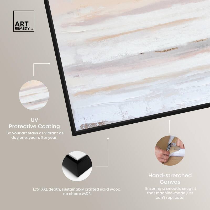 Gilded Dawn Canvas by Art Remedy