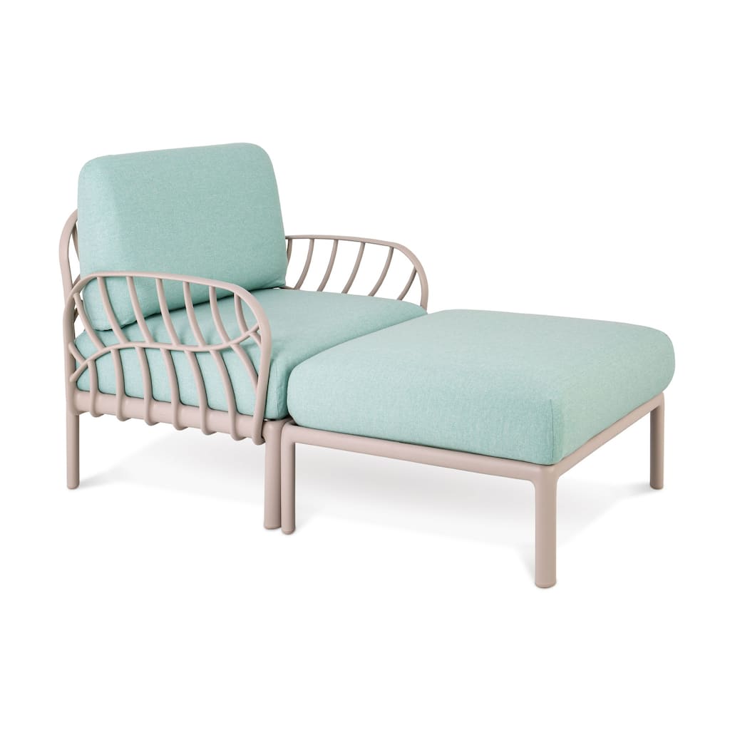 Laurel Resin All Weather Chaise Lounge with Cushions
