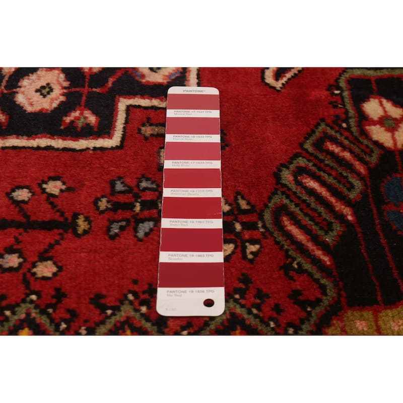 Andelz Red Rug 3'9" x 10'11" - 4'1 x 6'9