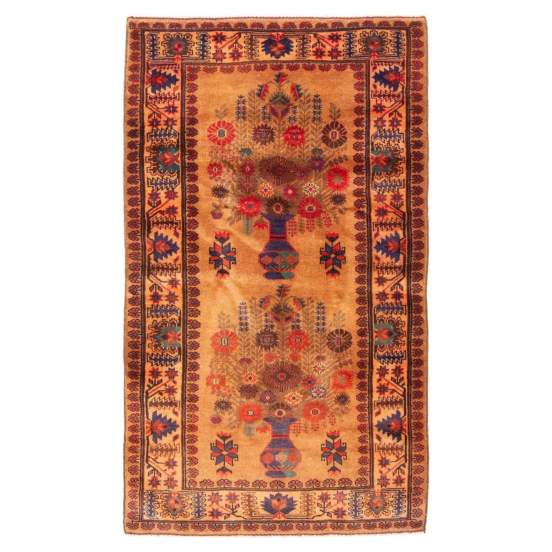 Teimani Brown Rug 2'11" x 5'1" - 2'11 x 5'1
