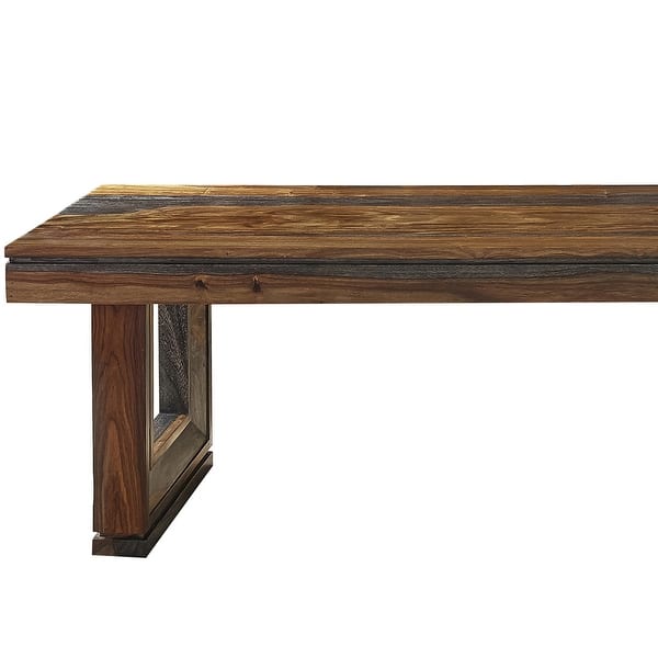Carbon Loft Dakini Sheesham Wood Rectangular Bench On Sale Overstock 31684619
