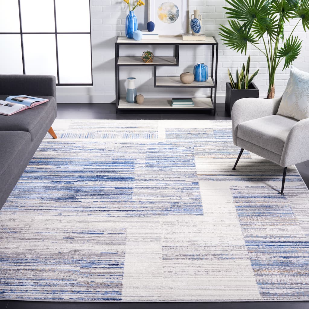 SAFAVIEH Shivan Jindra Modern Distressed Rug