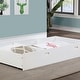 preview thumbnail 4 of 3, Urna Contemporary White and Grey Wood Kids Platform Bed by Furniture of America