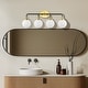 preview thumbnail 50 of 154, JONATHAN Y Bevin Contemporary Transitional Iron/Glass LED Vanity Light