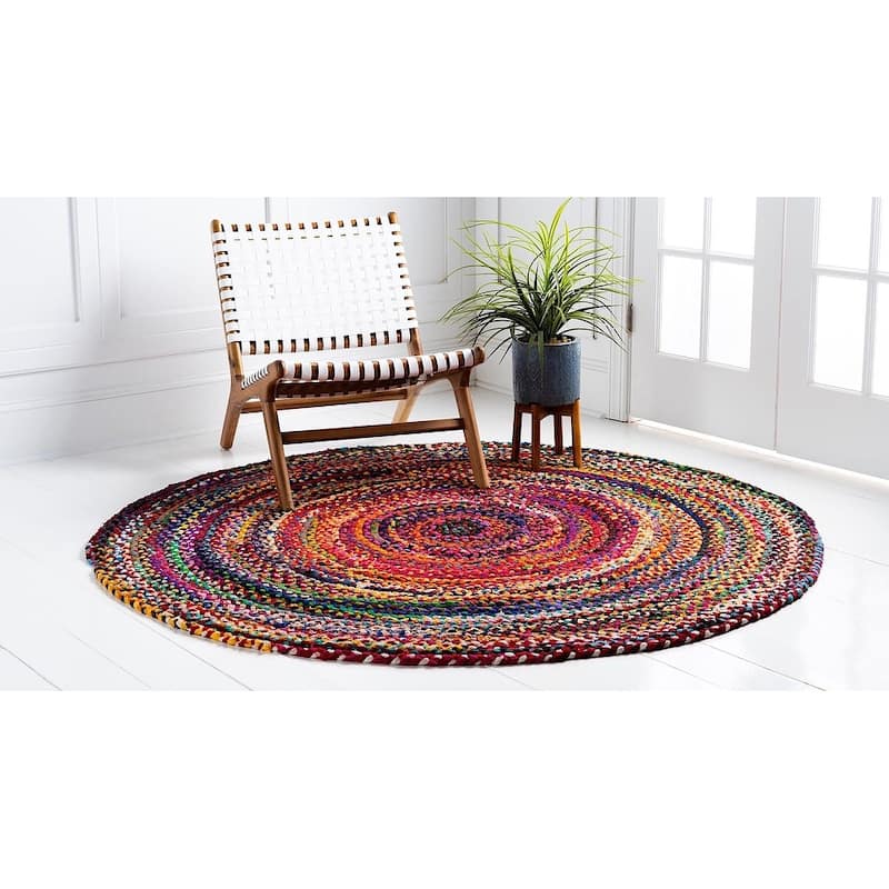 Braided Slin Collection Area Rug