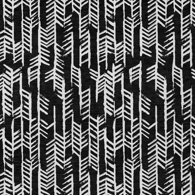 HomeRoots Tribal Transitional Rectangle Outdoor Rug