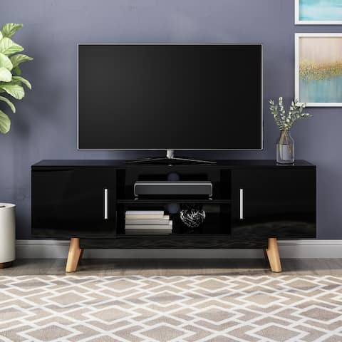 Ariade Mid-century Faux Wood TV Stand by Christopher Knight Home