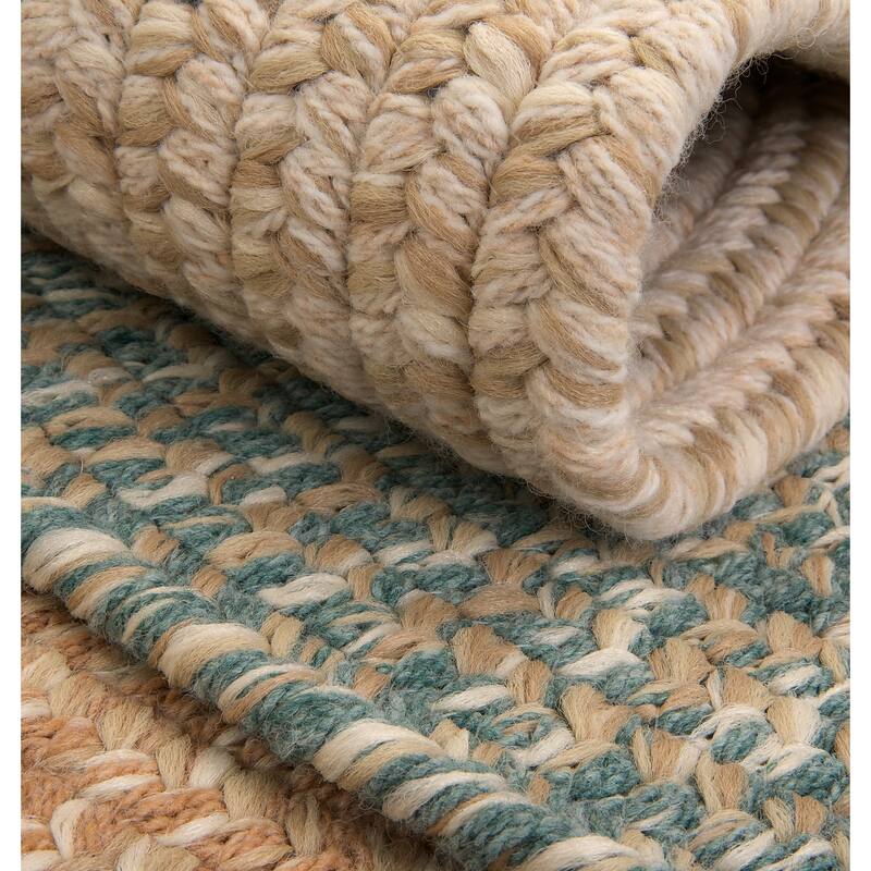 Wool blend Tweed Oval Braided Stair Tread On Sale Bed Bath & Beyond 17034004
