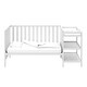 preview thumbnail 25 of 33, Storkcraft Pacific 4-in-1 Convertible Crib and Changer - 2 Open Shelves, Water-Resistant Vinyl Changing Pad with Safety Strap