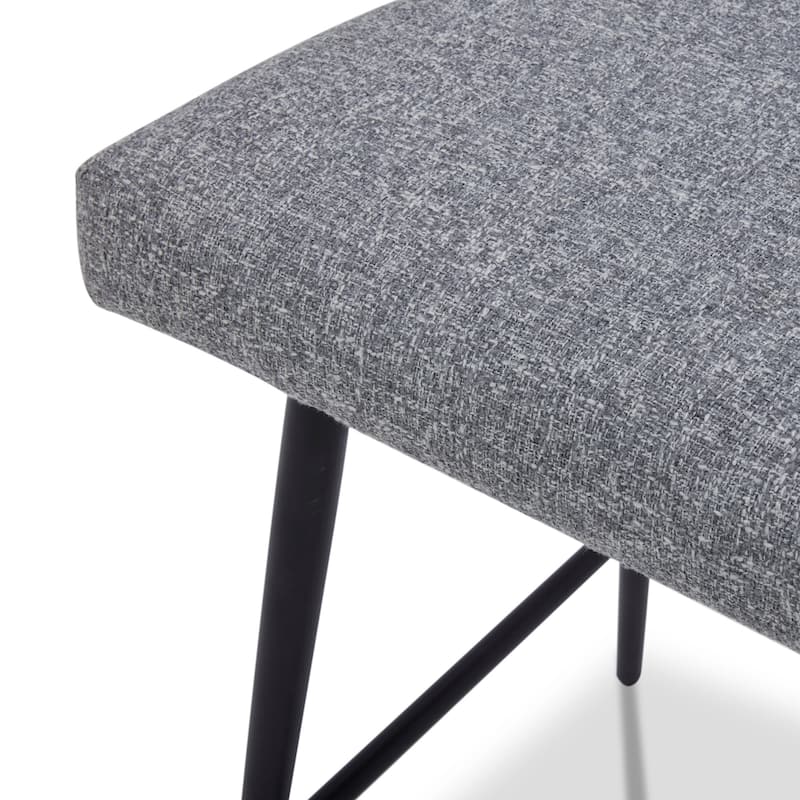 Charlotte Counter Height Swivel Barstool with Metal Legs Set
