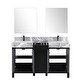 preview thumbnail 105 of 157, Lexora Zilara Bathroom Vanity Complete Set in Black and Grey with Faucet