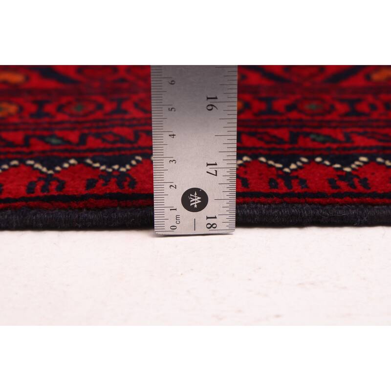 ECARPETGALLERY Hand-knotted Finest Khal Mohammadi Red Wool Rug - 6'8 x 10'1