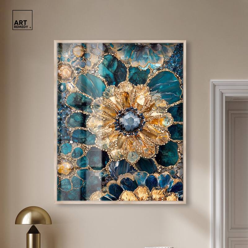 Opulent Geode IV Shadowbox by Art Remedy