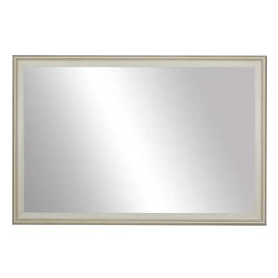 Frame My Mirror Ivory Framed Wall Mirror, Kendall Design