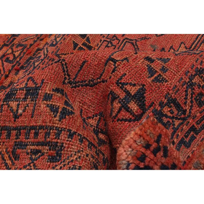 ECARPETGALLERY Flat-Weave Kashkoli FW Red Wool Tapestry Kilim - 2'9 x 5'0