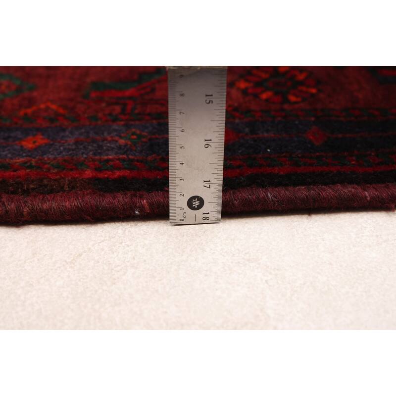 ECARPETGALLERY Hand-knotted Konya Anatolian Black, Red Wool Rug - 5'1 x 12'7