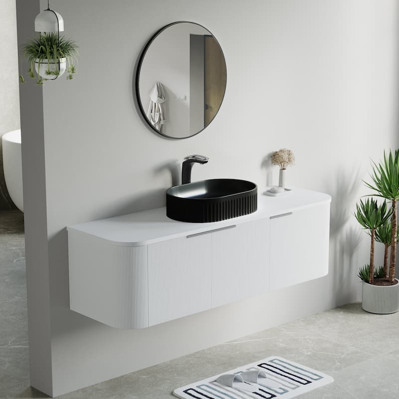 Dillon 58" Single Vanity 5 Pc Combo