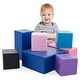 preview thumbnail 9 of 7, Costway 7 PCS Foam Building Blocks Colorful Climbing Foam Soft Cubes - See Details