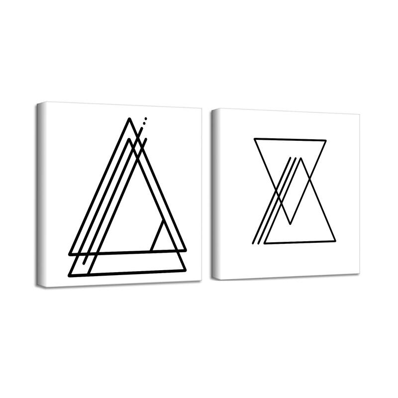 'Ink.Letter.Love XIII & XIV' Canvas Wall Art Set by Corey Morrow