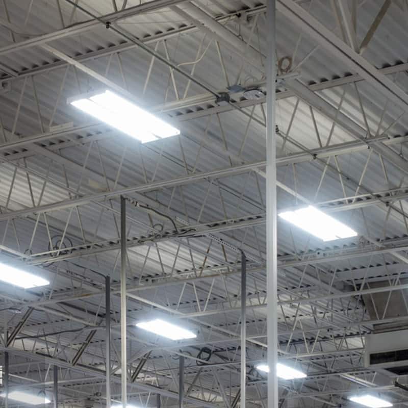 4FT Linear High Bay Shop Light, 320W, 5000K, Microwave Sensor, Dimmable
