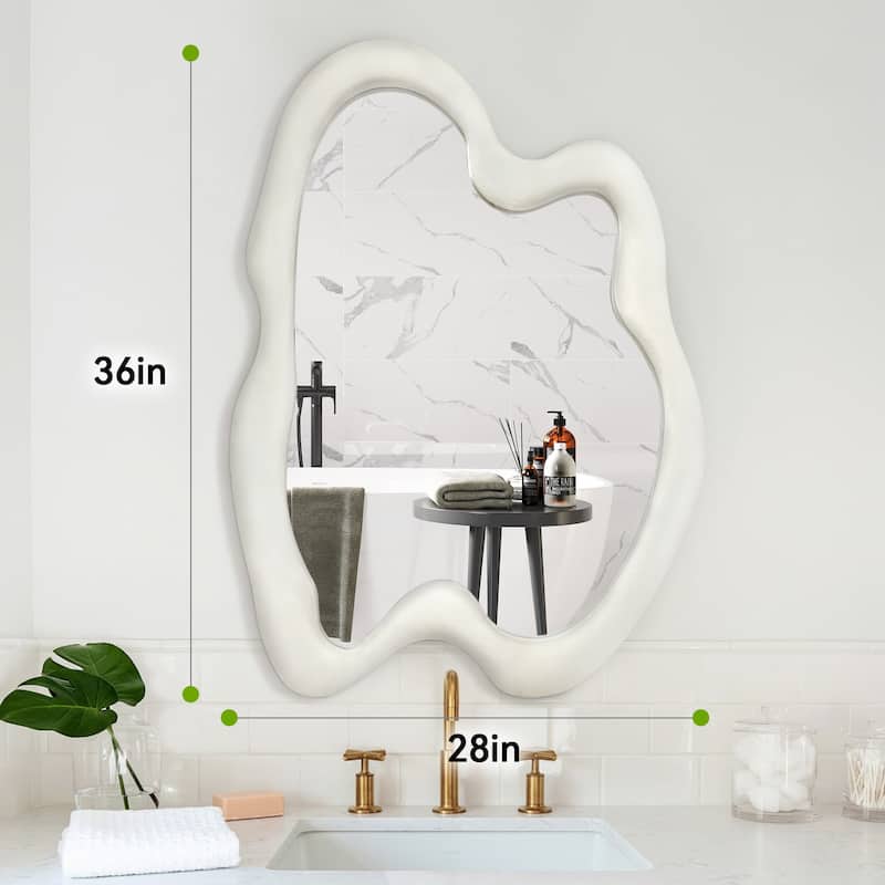 Irregular Asymmetrical Wall Mirror